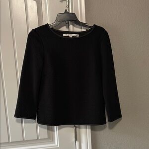 Max studio small black sweater top